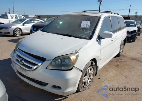 2007 Honda Odyssey Ex-L из США, поврежденный, VIN 5FNRL38747B412936
